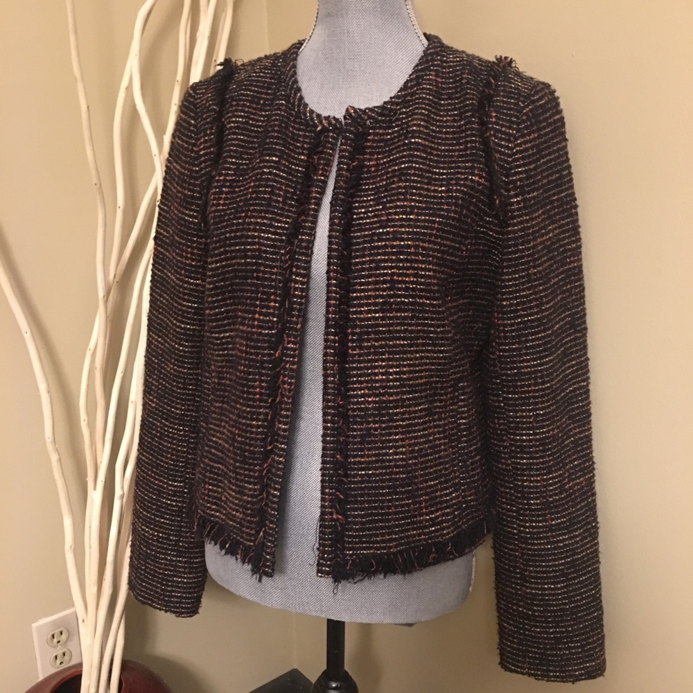 Banana Republic tweed blazer size 12